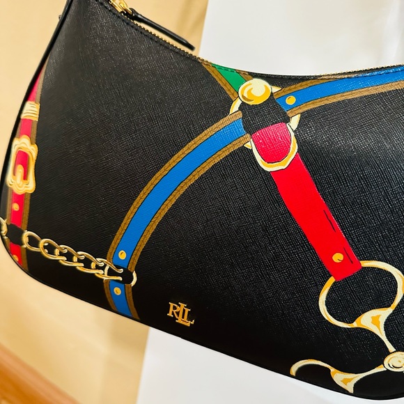 Lauren Ralph Lauren Leather Shoulder Bag - Picture 5 of 10